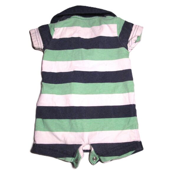 Carter's Newborn Baby Bodysuit Bundle 4 One-Pieces Cotton Giraffe, Stripes - Picture 9 of 9